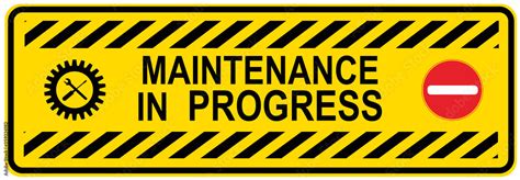 System Maintenance in Progress .